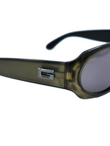 Gucci Metallic Green Rectangular Sunglasses Accessory arcadeshops.com