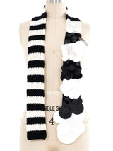 Prada Paillette Accented Knit Scarf Accessory arcadeshops.com