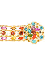 Multicolor Jeweled Chain Belt Accessory arcadeshops.com