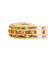 Multicolor Jeweled Chain Belt Accessory arcadeshops.com