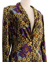 Ungaro Printed Velvet Jacket Jacket arcadeshops.com
