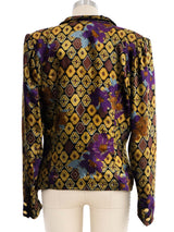 Ungaro Printed Velvet Jacket Jacket arcadeshops.com