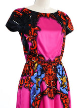 2011 Prada Monkey Print Satin Dress Dress arcadeshops.com