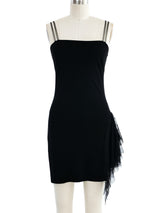 Plein Sud Ruffle Edge Mini Dress Dress arcadeshops.com