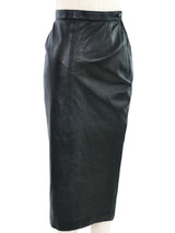 Alaia Leather Pencil Skirt Bottom arcadeshops.com