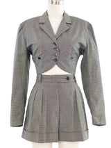 1988 Alaia Blazer and Short Suit Ensemble Suit arcadeshops.com