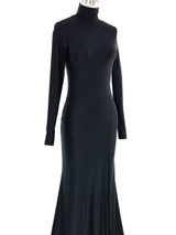 2021 Balenciaga Scuba Inspired Gown Dress arcadeshops.com