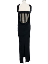 Tom Ford Boned Back Panel Gown Dress arcadeshops.com