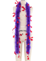 Red and Purple Marabou Boa Accessory arcadeshops.com