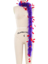 Red and Purple Marabou Boa Accessory arcadeshops.com