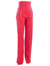 North Beach Red Leather Pants Bottom arcadeshops.com
