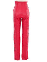 North Beach Red Leather Pants Bottom arcadeshops.com