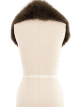 Espresso Fox Fur Collar Accessory arcadeshops.com