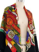 Gucci Equestrian Ribbon Wool Shawl Accessory arcadeshops.com