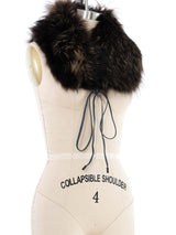Brown Fox Fur Collar Accessory arcadeshops.com