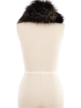 Brown Fox Fur Collar Accessory arcadeshops.com