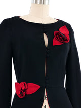 Moschino Floral Applique Jacket Jacket arcadeshops.com