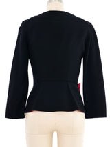Moschino Floral Applique Jacket Jacket arcadeshops.com