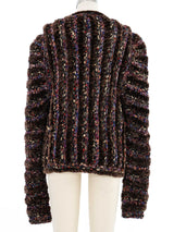 Knit Chenille Cardigan Top arcadeshops.com