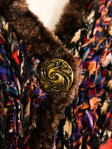 Knit Chenille Cardigan Top arcadeshops.com