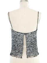 2009 Chanel Sequin Silk Cami Top Top arcadeshops.com