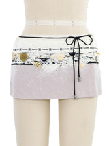 2004 Chanel Embellished Wrap Skirt