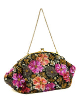 1950s Floral Sequin Mini Purse
