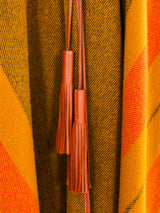 Hermes Wool and Cashmere Tasseled Blanket Poncho Outerwear arcadeshops.com