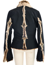 Gianfranco Ferre Goat Fur Lined Jacket