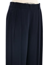 Escada Silk Pleated Wide Leg Pants Bottom arcadeshops.com