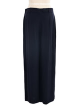 Escada Silk Pleated Wide Leg Pants Bottom arcadeshops.com