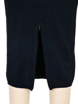 Alaia Black Compact Knit Dress
