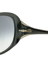 Christian Dior Oversized Black Wraparound Sunglasses