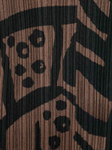 Issey Miyake Pleats Please Mudcloth Printed Plisse Top Top arcadeshops.com