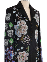 Libertine Upcycled Bottega Veneta Crystal Embellished Wool Outerwear arcadeshops.com
