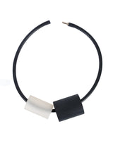 Black Rubber Tube Necklace Jewelry arcadeshops.com