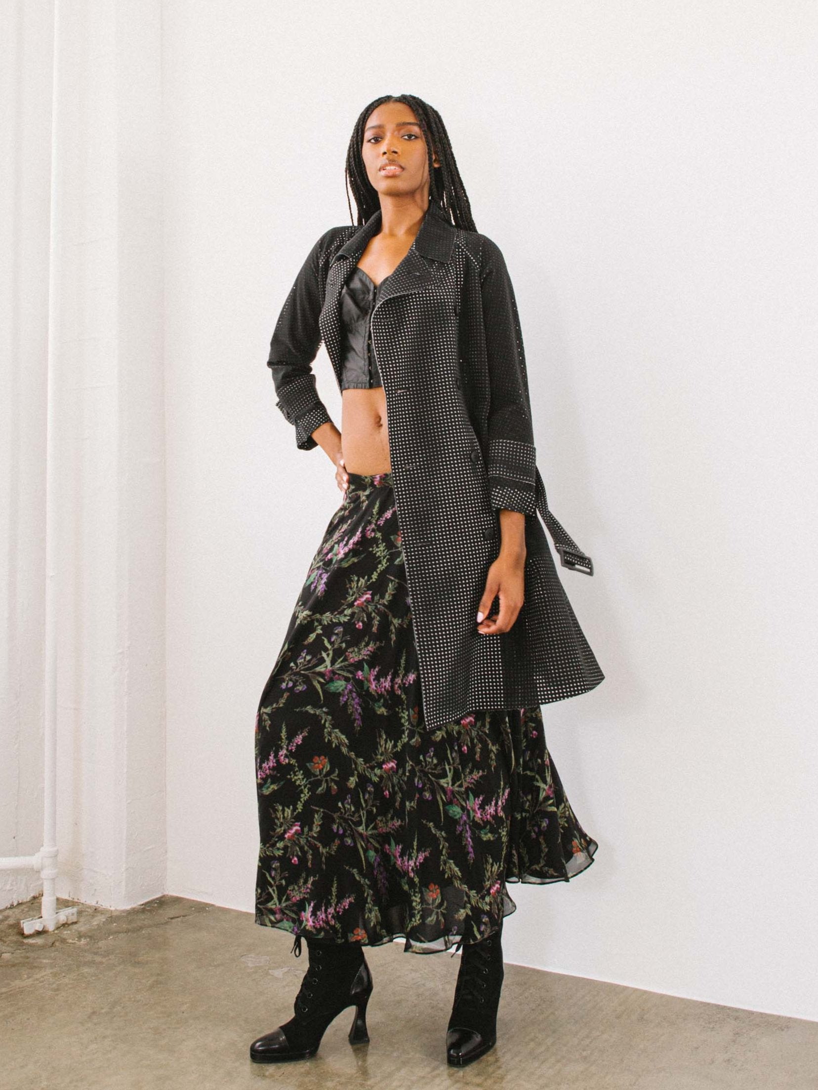 Issei Miyake トレンチコート Issey Miyake Perforated Trench Coat