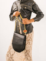 Gianni Versace Angled Crossbody Bag Accessory arcadeshops.com