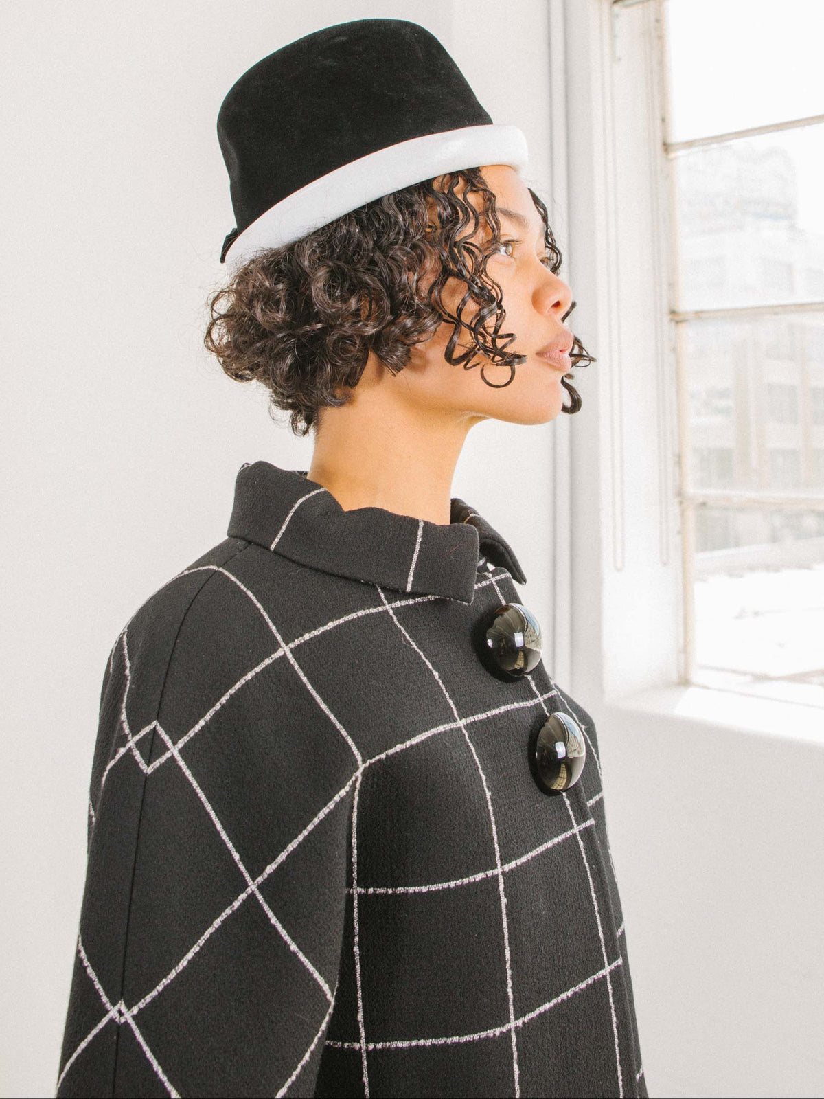 Miss Dior Two Tone Velvet Cloche Hat