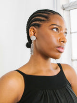 Moschino Silver Comb Earrings Accessory arcadeshops.com