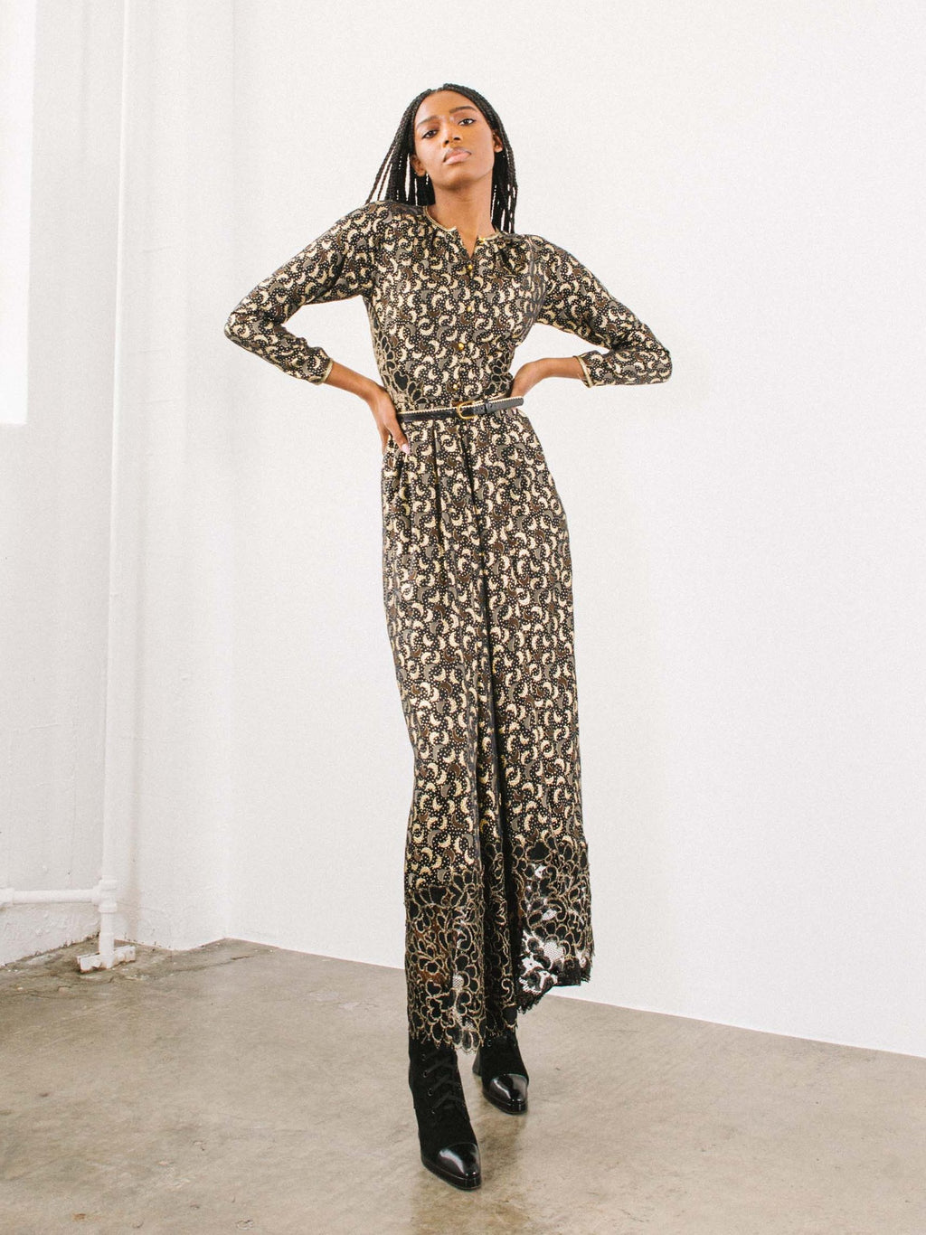 新品未使用完売　josemoon BACK TWIST SHIRT DRESS Josette Dress