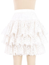 Ungaro Tiered Lace Skirt Bottom arcadeshops.com