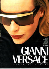 1990 Gianni Versace Shield Sunglasses Accessory arcadeshops.com