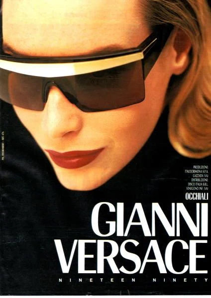 1990 Gianni Versace Shield Sunglasses Accessory arcadeshops.com