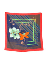 Christian Dior Orchid Printed Silk Scarf Accessory arcadeshops.com