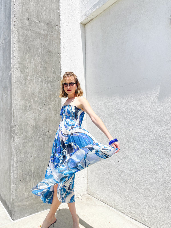 Pucci Printed Cotton Silk Convertible Dress Bottom arcadeshops.com