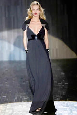 2007 Gucci Rhinestone And Patent Accent Gown Dress arcadeshops.com