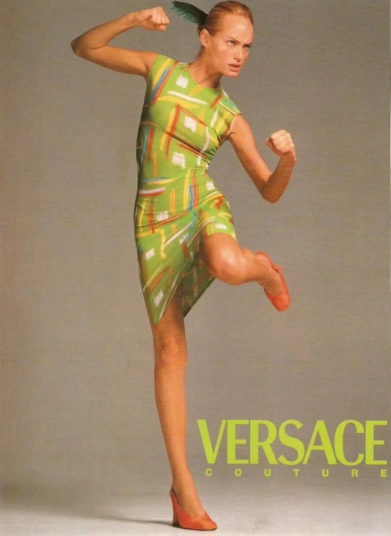 1996 Gianni Versace Printed Sleeveless Dress Dress arcadeshops.com