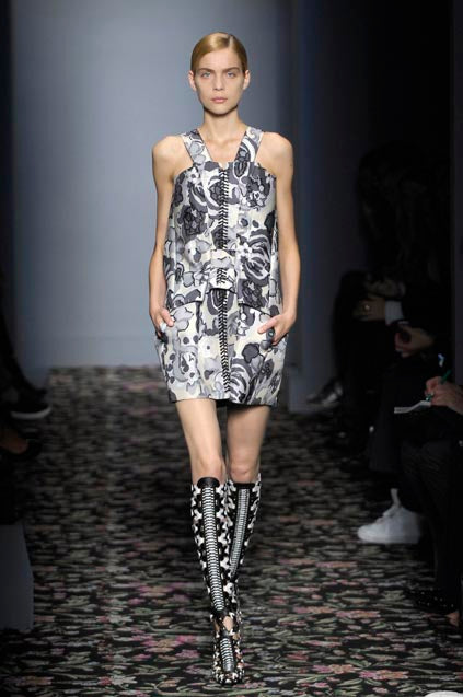 2008 Balenciaga Neoprene Laced Sleeveless Top Top arcadeshops.com