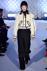 2019 Courreges Patchwork Faux Fur Jacket Jacket arcadeshops.com
